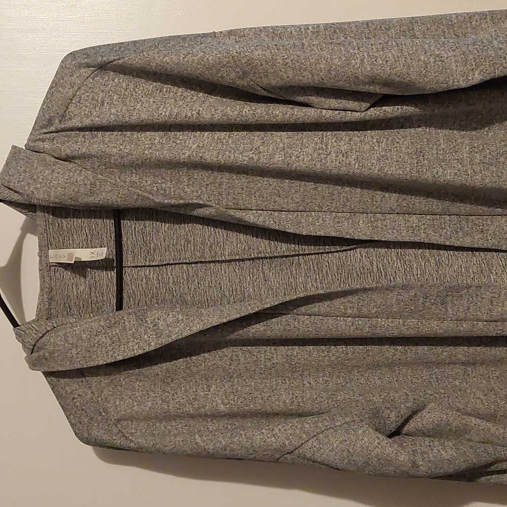 Hooded sweater jacket